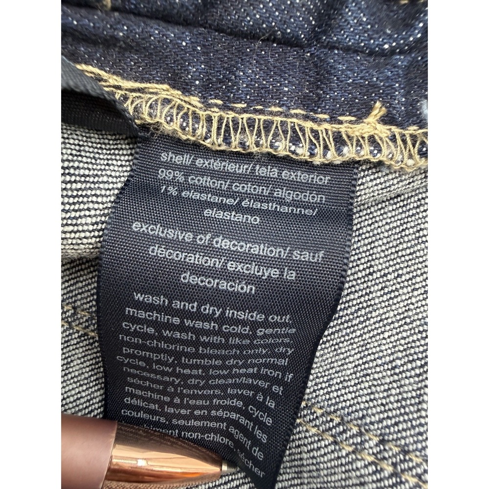 Tommy Hilfiger Tribeca Skinny Jeans Womens 10 Stripe Side Stretch Denim 32x28.5 - Picture 11 of 12